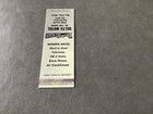 Delta Motel - Bay City  Michigan Matchbook Cover Silver