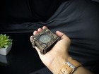 Solid Brass Designer Engraved Pocket Compass With Leather Case Gift For Loved