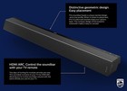 Philips Audio Performance Soundbar Speaker With Wireless Subwoofer - Tab7305