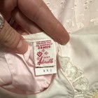 Vintage Just Adorable Pink White Floral Lace Long Sleeve Dress 24 Months