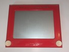 Vtg Ohio Art Magic Etch A Sketch  505 Red Drawing Toy   Games   Puzzles  516