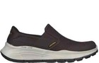 Skechers Men Slip On Shoes Brown Wide Fit Memory Foam Soft Sport Comfort 232515