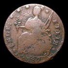 1787 Connecticut Copper Colonial Coin Penny ---- Nice Coin ----  060s
