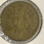 Colorado  Durango Savoy Good For 5   In Trade Brass Token 314330