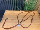 Hermann Oak Harness Leather Western Horse Running Martingale   Training Fork