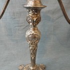 Wm Rogers   Son Silverplate 3-arm Candelabra Candlestick Candle Holder