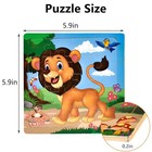 Wooden Montessori Puzzle Set Kids Ages 3-5 Learning Educational Toys Pack Of 6
