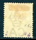 Bermuda 1893 Qv 1  Olive Bister Wmk Cca P14 Scott  25 Mint U773                    