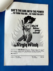 The Virgin Witch 1972 Original Movie Pressbook Ann Michelle Vicki Michelle