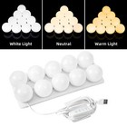 10 Led Kit Bulbs Vanity Light Dimmable Lamp Hollywood