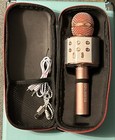 Mockins Portable Wireless Bluetooth Karaoke Microphone Rose Gold Holiday Gift