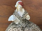 Antique German Porcelain Pin Cushion Half Doll