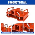 Heavy Duty Forklift Trailer Hitch Attachment  6500lbs Towing Capacity 2  