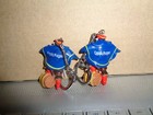 Lot Of 2 Captain Morgan Pirate Figurine Famous Leg Up On Barrel  Keychain