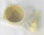Small 2  Porcelain Mortar Pestle Lab Kitchen Pharmacy Medicine Herb Pill Crusher