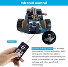 2wd Smart Robot Car Kit R3 Board Ultrasonic Sensor Ir Remote Stem Diy