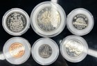 Canada 1968 Uncirculated Encapsulated Coin Prooflike Set Royal Canadian Mint