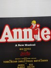 Annie A New Musical Broadway Alvin Theatre Window Card Poster Original 22x14 Vtg
