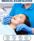 Vinyl Synthetic Exam Gloves  4 Mil  Latex Free Disposable Gloves For Medical  Co