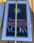 Seagram s Imported Vodka Vintage Bar Man Cave Glass Mirror Sign