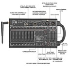 Dmx-192 Wireless Controller  192-channel Professional Stage Lighting Equipmen   