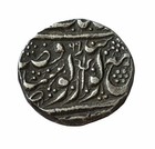 India Sikh Empire 1885 99 Trident Silver Rupee Coin Amritsar Mint