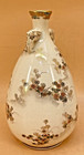 Fine Japanese Meiji Satsuma Vase W  Dragon Handles   Floral Design Kinkozan 