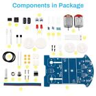 Mioyoow Soldering Practice Kit  Line Following Robot Car Kit Beginners Diy 