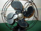1920s Emerson 10 Inch Oscillating Fan B-jr Electrically Restored Works Great 