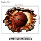Basketball Vinyl Decal Sticker Removable  Room Decor   Ships Free 