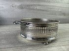 Viking Plate Made In Canada E p  Copper Lead Mounts Silver Plated Bowl Holder