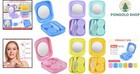 Contact Lens Case Travel Kit Storage Container Mirror Tweezers 6 Pack