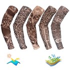5 10-pcs Temporary Tattoo Sleeves Full Arm Sunscreen Tattoo Sleeves Men Women Us