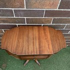 Vintage Antique Martha Washington Side Table Sewing Cabinet Hardwood 2 Drawers