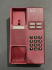 Vintage At t 700 Push Button Corded Phone Burgundy Maroon Desk Wall Landline