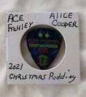 Ace Frehley alice Cooper Guitar Pick Christmas Pudding 12 4 2021 Phoenix Arizona