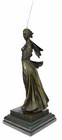 19  Bronze Marble Statue Victory Athena Nike Paris Louvre Sculpture Art Deco