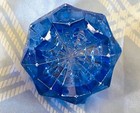 Vintage Blue Mcm Crystal Look Acrylic Plastic Night Light By Jelin Works 