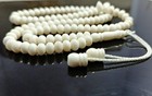 Real Camel Bone Islamic Prayer Beads 99 Tasbih Misbaha Worry Beads Handmade