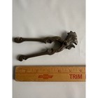 Vintage Brass Rooster Nutcracker Figural Bird Head Antique Bronze Tone 5 5 Inch