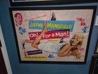 Very Rare Folded 30 X 40 England Poster Jayne Mansfield You Never See