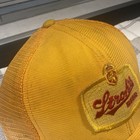 Vintage Men s Stroh s Beer Yellow Snapback Mesh Trucker Hat Cap Excellent  Cond