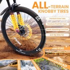 24 26 Inch Mountain Bike 21 Speed Dual Disc Brakes Suspension Fork Boys Girls
