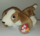 Ty Beanie Baby - Tracker The Basset Hound Dog 7  New Mwmts Stuffed Animal Toy