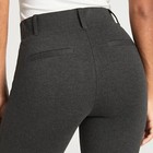 Betabrand Classic Dress Pant Yoga Pant   Bootcut  Charcoal Size S Petite