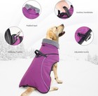 Large Dog Warm Coat Winter Waterproof Jacket Reflective Fleece Vest Pet Cold