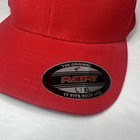 Lids The Original Flexfit Twill Stretch Fit L Xl Large Hat Cap Red Blank