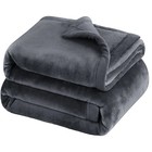 Large Plush Fleece Throw Super Soft Reversible Twin Queen Size Sofa Bed Blankets
