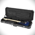 Black Lockable Hard-shell Electric Guitar Case For Strat Tele Style Guitars