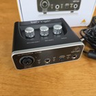 Behringer U-phoria Um2 Usb Audio Interface 2x2 Xenyx Preamp W  Box   Xlr Cable